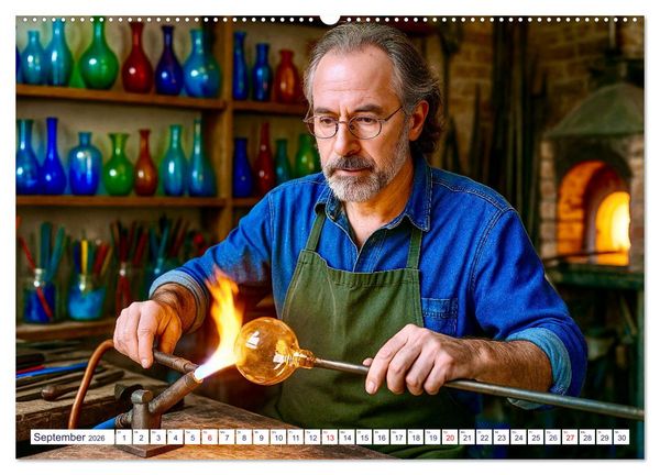 Produktbild: Traditionelle Gewerke (hochwertiger Premium Wandkalender 2026 DIN A2 quer), Kunstdruck in Hochglanz