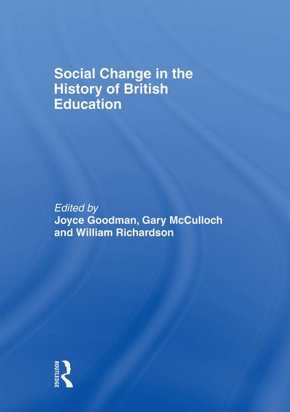 Produktbild: Social Change in the History of British Education
