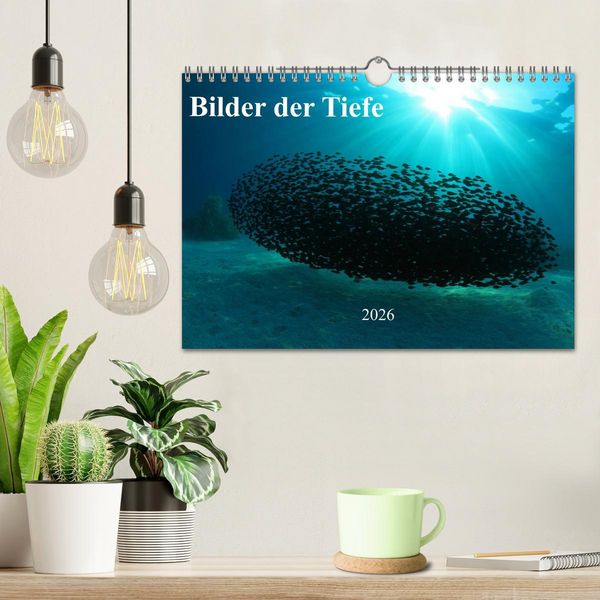 Produktbild: Bilder der Tiefe 2026 (Wandkalender 2026 DIN A4 quer), CALVENDO Monatskalender