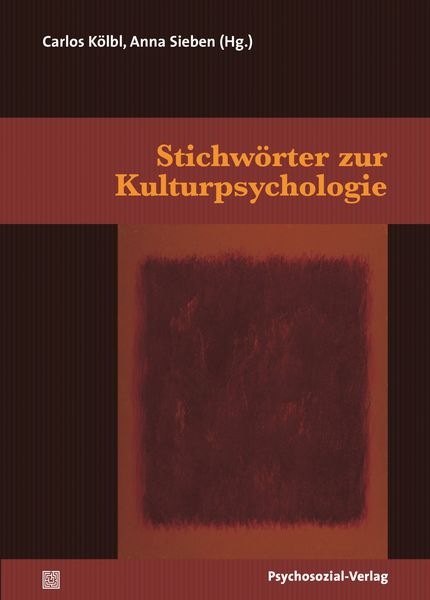Produktbild: Stichw&ouml;rter zur Kulturpsychologie
