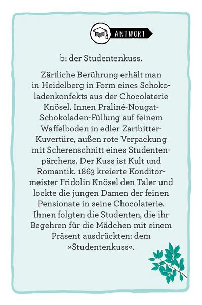Produktbild: Heidelberg. Das Heimat-Quiz
