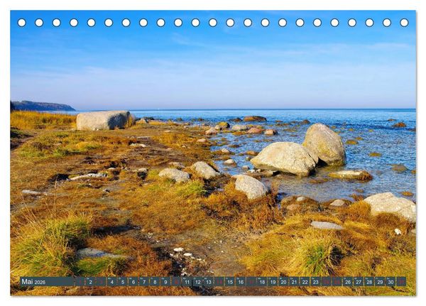 Produktbild: Kap Arkona und das alte Fischerdorf Vitt (Tischkalender 2026 DIN A5 quer), CALVENDO Monatskalender