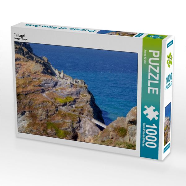Produktbild: CALVENDO Puzzle Tintagel | 1000 Teile Lege-Gr&ouml;&szlig;e 64x48cm Foto-Puzzle f&uuml;r gl&uuml;ckliche Stunden