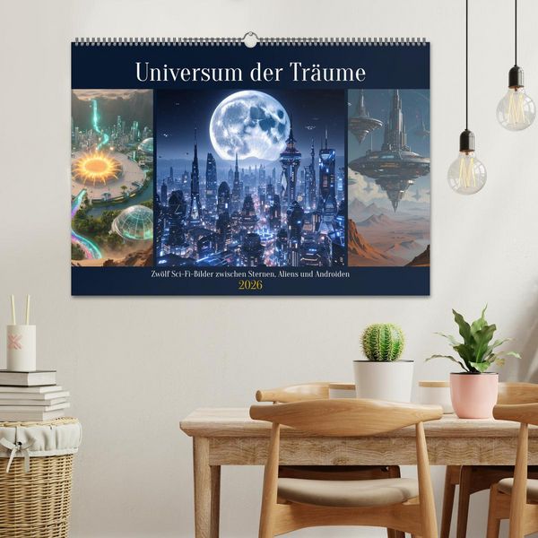 Produktbild: Universum der Tr&auml;ume (Wandkalender 2026 DIN A2 quer), CALVENDO Monatskalender