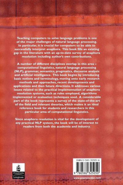 Produktbild: Anaphora Resolution