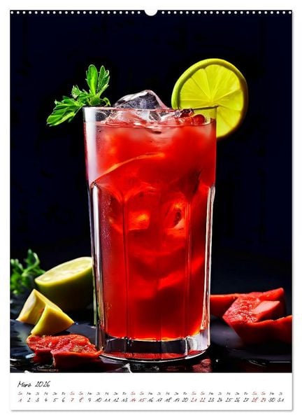 Produktbild: Mixology Meisterwerke (hochwertiger Premium Wandkalender 2026 DIN A2 hoch), Kunstdruck in Hochglanz