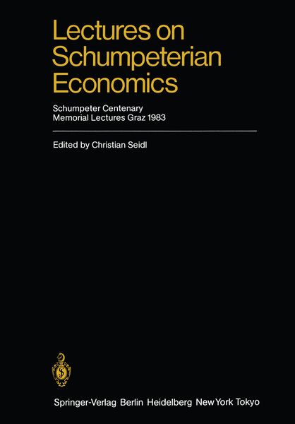 Produktbild: Lectures on Schumpeterian Economics