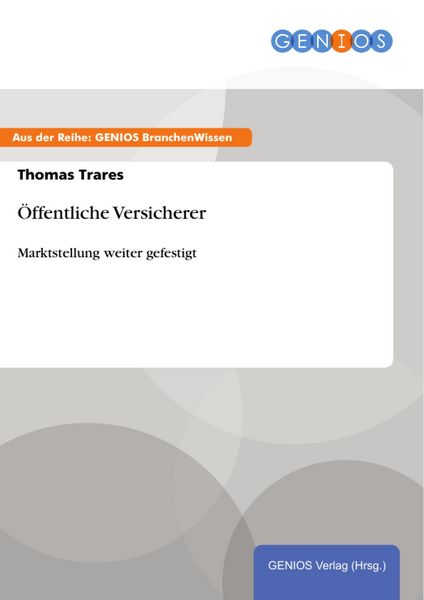 Produktbild: &Ouml;ffentliche Versicherer