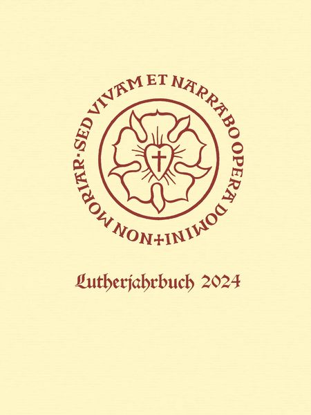 Produktbild: Lutherjahrbuch 91. Jahrgang 2024