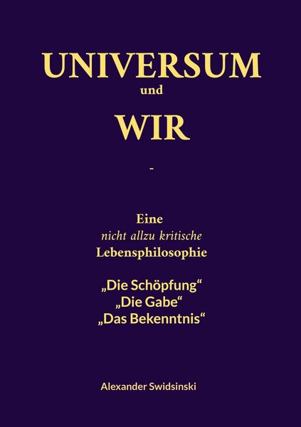 Produktbild: Universum und wir