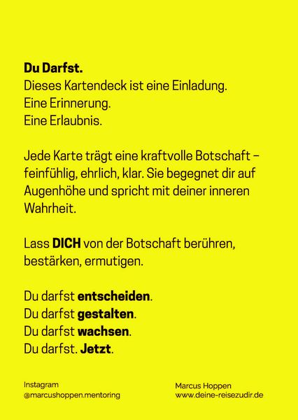 Produktbild: Du darfst