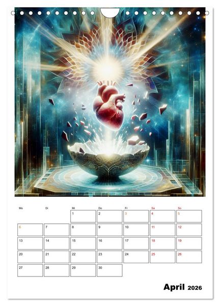 Produktbild: Erneuerung im Licht (Wandkalender 2026 DIN A4 hoch), CALVENDO Monatskalender