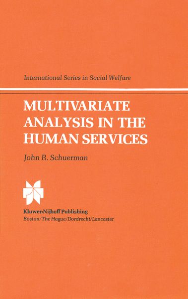 Produktbild: Multivariate Analysis in the Human Services