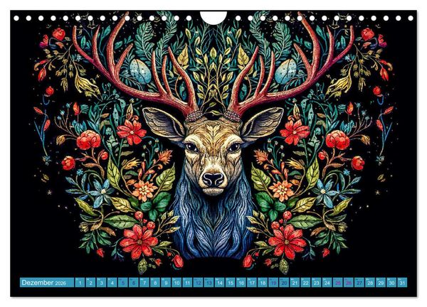 Produktbild: Lustige Waldtiere (Wandkalender 2026 DIN A4 quer), CALVENDO Monatskalender