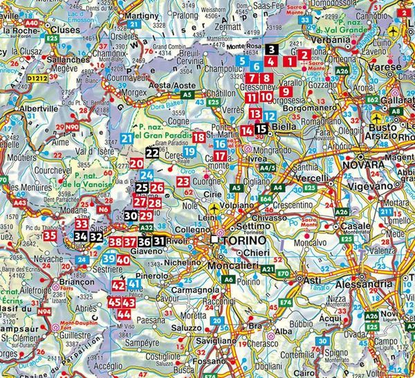 Produktbild: ROTHER Wanderf&uuml;hrer Piemont Nord