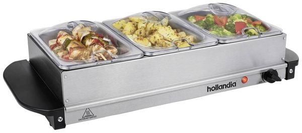 Tristar BP-6283 BP-6283 Buffet Servierer Edelstahl