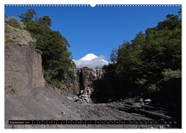 Produktbild: Tanz auf dem Vulkan - Osorno (Chile) (hochwertiger Premium Wandkalender 2026 DIN A2 quer), Kunstdruck in Hochglanz
