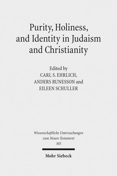 Produktbild: Purity, Holiness, and Identity in Judaism and Christianity