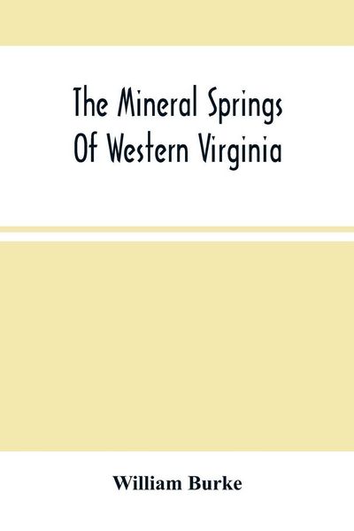 Produktbild: The Mineral Springs Of Western Virginia