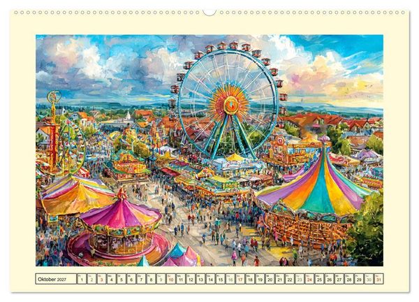 Produktbild: Deutschland. K&uuml;nstlerische Interpretationen (hochwertiger Premium Wandkalender 2027 DIN A2 quer), Kunstdruck in Hochglanz