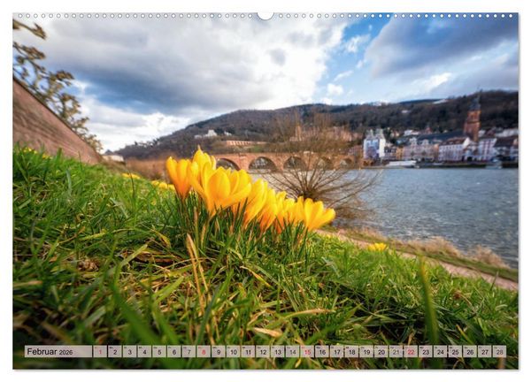 Produktbild: Heimweh nach Heidelberg - Die romantische Stadt am Neckar (hochwertiger Premium Wandkalender 2026 DIN A2 quer), Kunstdruck in Hochglanz