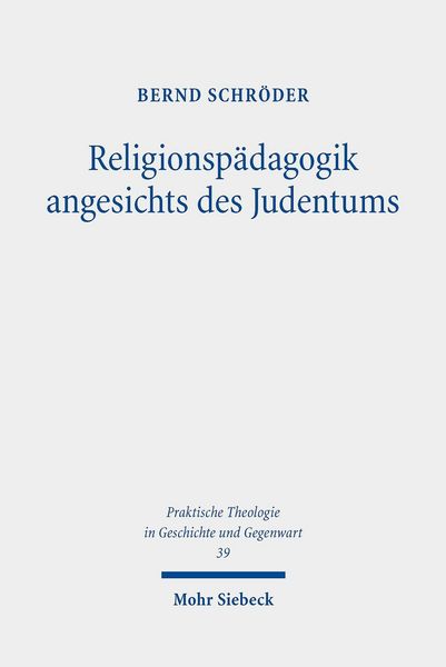Produktbild: Religionsp&auml;dagogik angesichts des Judentums
