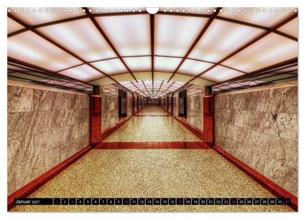 Produktbild: Frankfurt - mit der U-Bahn erfahren (Wandkalender 2027 DIN A3 quer), CALVENDO Monatskalender