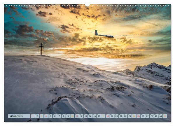 Produktbild: Segelflug, ein St&uuml;ck Freiheit (hochwertiger Premium Wandkalender 2026 DIN A2 quer), Kunstdruck in Hochglanz