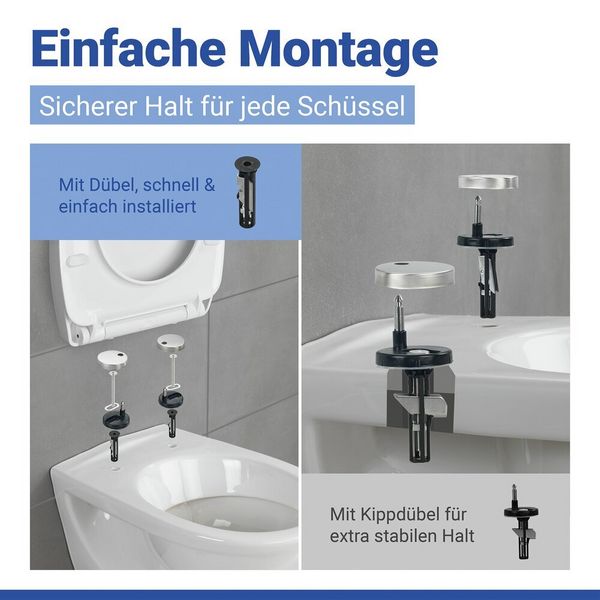 Produktbild: WC-Sitz Mod. Mascali, Toilettensitz mit Absenkautomatik und Relief-Druck