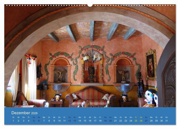 Produktbild: Viva Mexiko - Farben und Freude (hochwertiger Premium Wandkalender 2026 DIN A2 quer), Kunstdruck in Hochglanz
