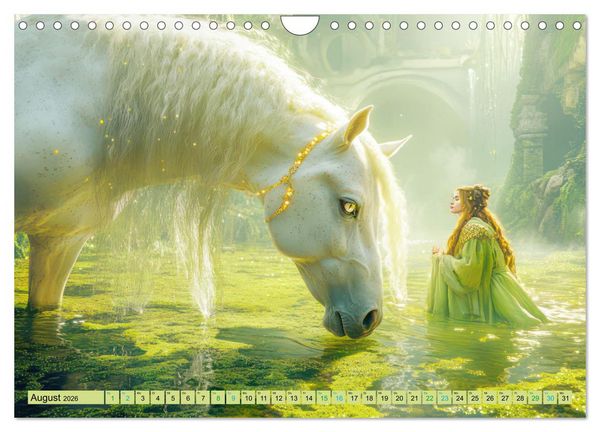 Produktbild: Eine zauberhafte Fantasiewelt (Wandkalender 2026 DIN A4 quer), CALVENDO Monatskalender