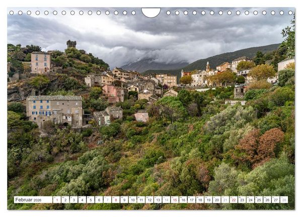 Produktbild: Korsika - Bastia und das Cap Corse (Wandkalender 2026 DIN A4 quer), CALVENDO Monatskalender