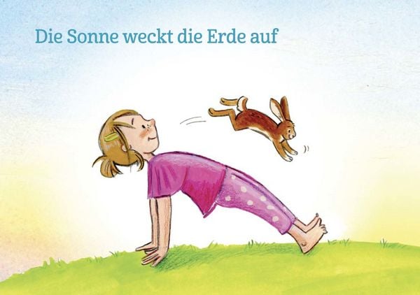 Produktbild: Kinderyoga-Bildkarten f&uuml;r Fr&uuml;hling und Sommer