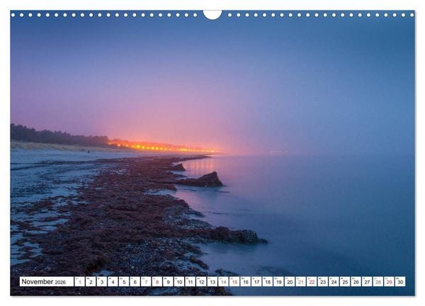Produktbild: Insel R&uuml;gen - Die K&uuml;ste von Sellin bis Kap Arkona (Wandkalender 2026 DIN A3 quer), CALVENDO Monatskalender