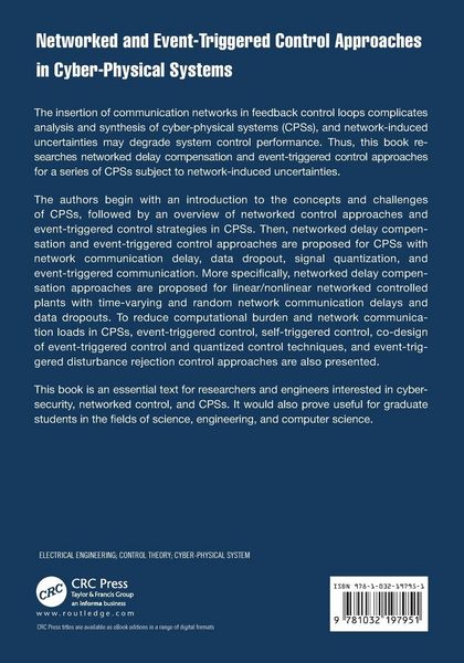 Produktbild: Networked and Event-Triggered Control Approaches in Cyber-Physical Systems