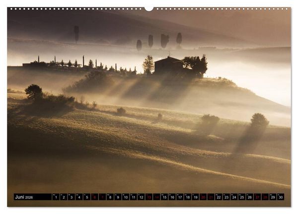 Produktbild: Toskana - Inseln im Nebel (Wandkalender 2026 DIN A2 quer), CALVENDO Monatskalender