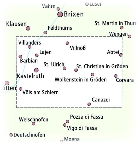 Produktbild: Gr&ouml;dnertal, Seiser Alm / Val Gardena, Alpe di Siusi Wander- und Radkarte 1 : 35 000