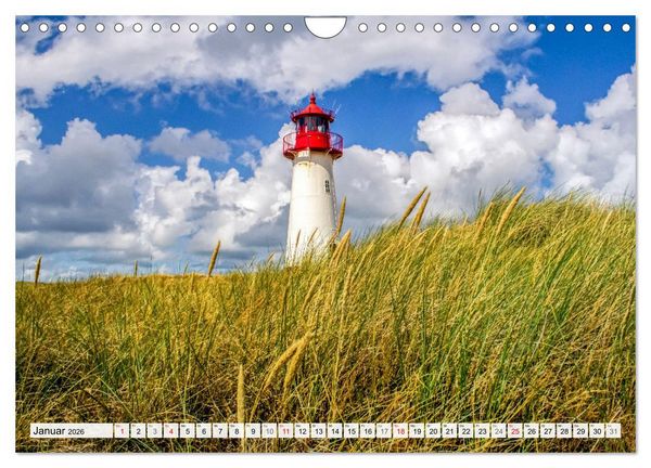 Produktbild: INSELLIEBE SYLT Zauberhafte Momente (Wandkalender 2026 DIN A4 quer), CALVENDO Monatskalender