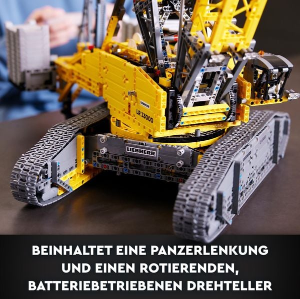 LEGO Technic 42146 Liebherr LR 13000 Raupenkran Set, ferngesteuerter Kran