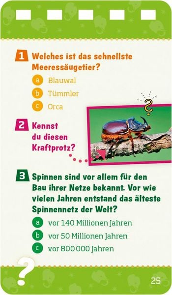 Produktbild: WAS IST WAS Quiz Rekorde der Tierwelt