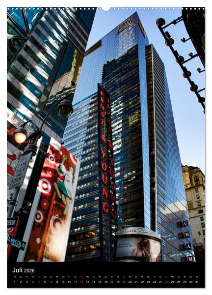 Produktbild: New York - Blickwinkel (Wandkalender 2026 DIN A2 hoch), CALVENDO Monatskalender