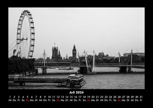Produktbild: London 2026 Fotokalender DIN A3