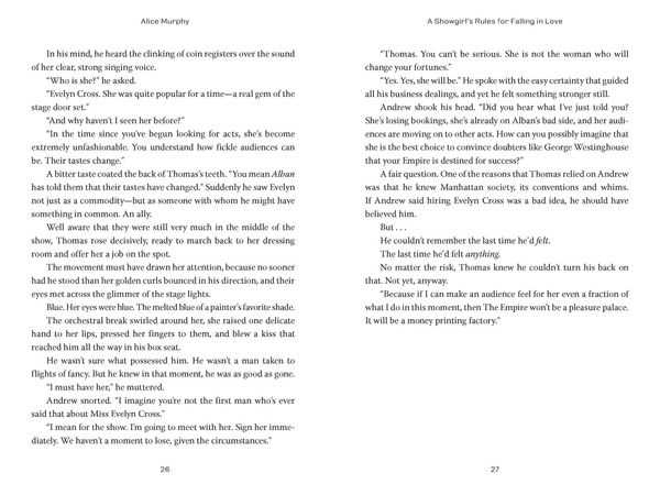 Produktbild: A Showgirl's Rules for Falling in Love