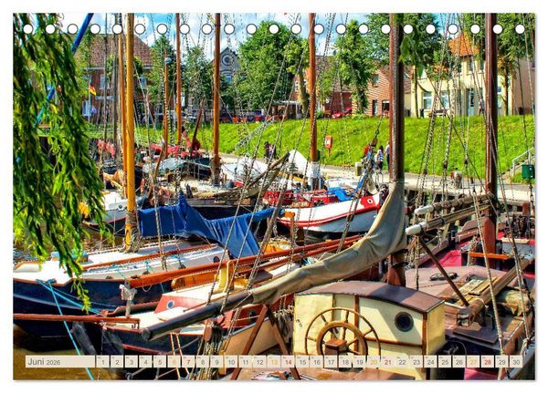 Produktbild: Reise an die Nordsee - Carolinensiel (Tischkalender 2026 DIN A5 quer), CALVENDO Monatskalender