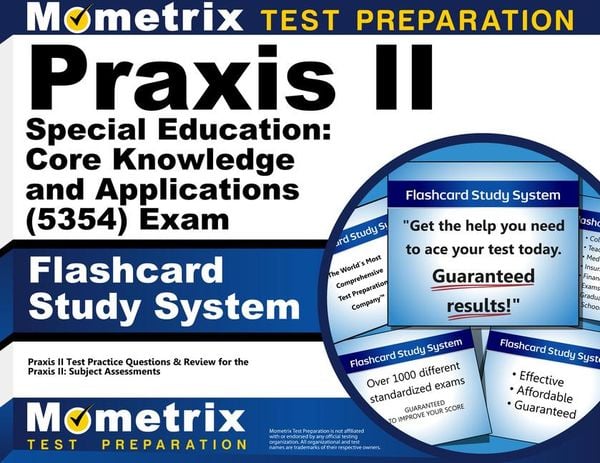 Produktbild: PRAXIS II Special Education: Core Knowledge and Applications (5354) Exam Flashcard Study System