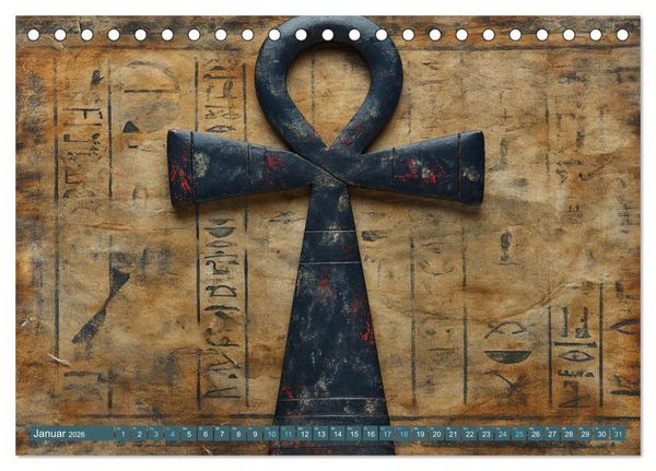Produktbild: Papyrus-Propheten - KI-Enth&uuml;llungen aus der Vergangenheit (Tischkalender 2026 DIN A5 quer), CALVENDO Monatskalender