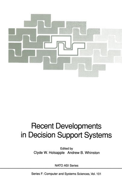 Produktbild: Recent Developments in Decision Support Systems