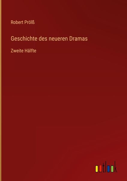 Produktbild: Geschichte des neueren Dramas