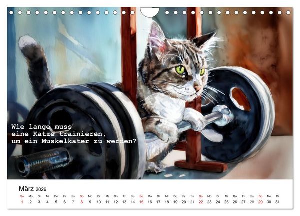 Produktbild: Lustige und paradoxe Fragen (Wandkalender 2026 DIN A4 quer), CALVENDO Monatskalender