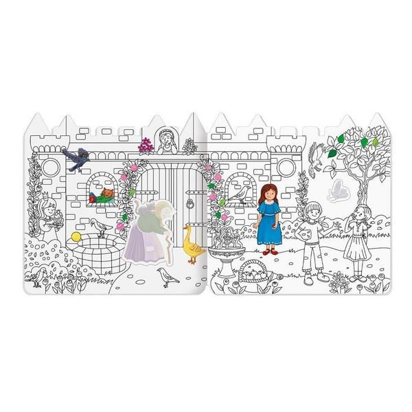 Produktbild: TR&Ouml;TSCH - Malbuch Stickermalbuch M&auml;rchenschloss| Ab 4 Jahren